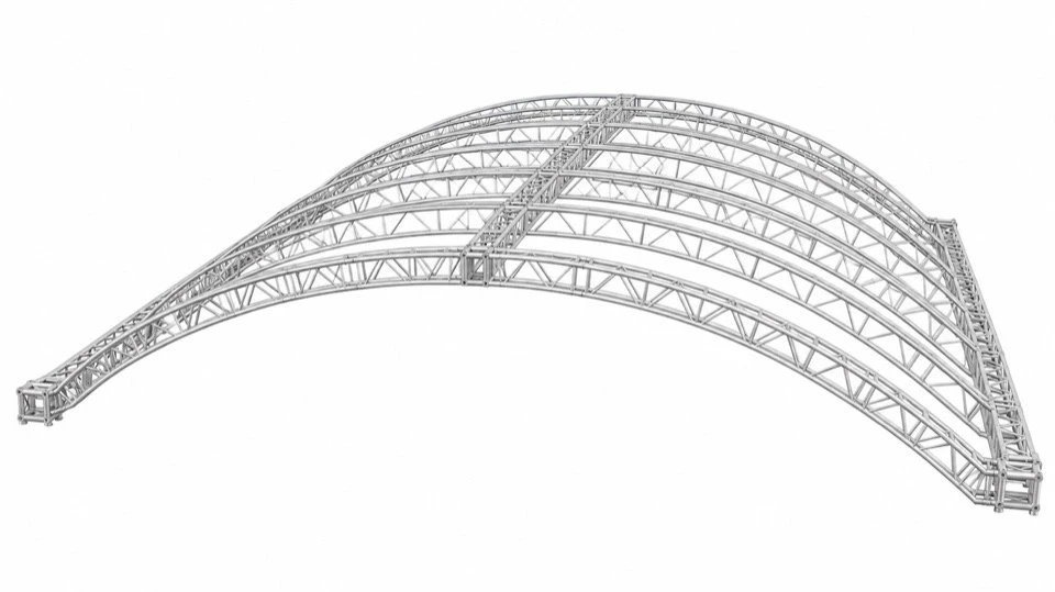 Curved Roof Aluminum Truss System For Outdoor Events suppliers